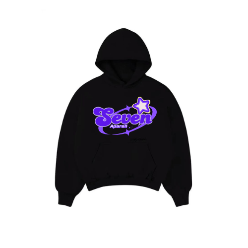 (BLACK) HOODIE SEVEN